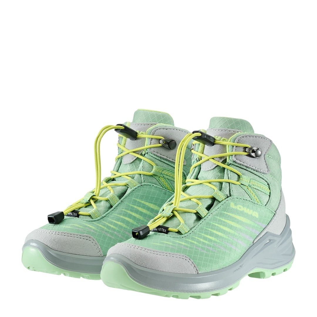 Lowa Zirrox II GTX MID Junior (Multifunktion, wasserdicht) rauchgrün/mint Wanderschuh