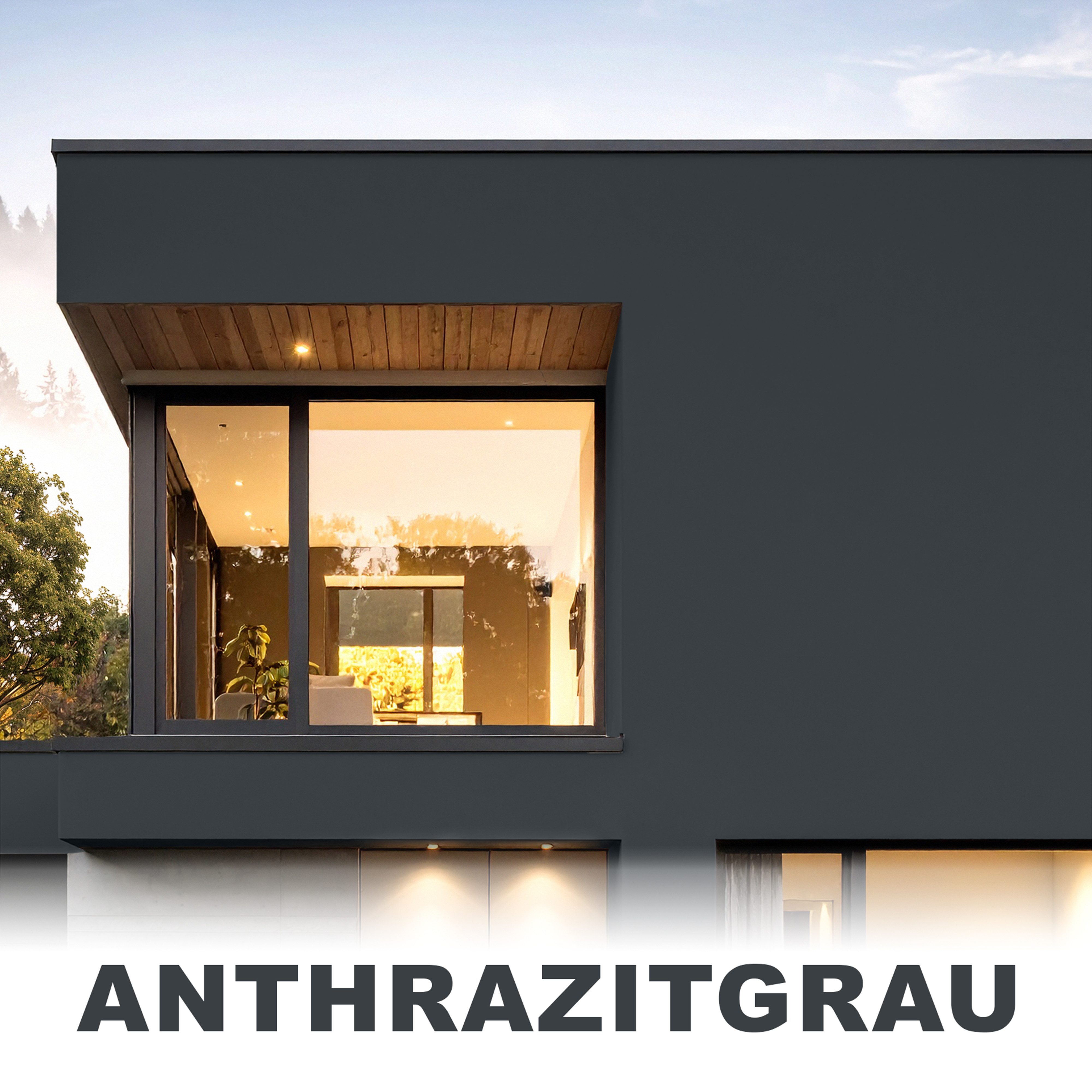 WO-WE Fassadenfarbe Nano Fassadenfarbe Außen Mauerfarbe Aussenfarbe W520, 0,75-20L, Hausfassaden – Bild 2 von 5