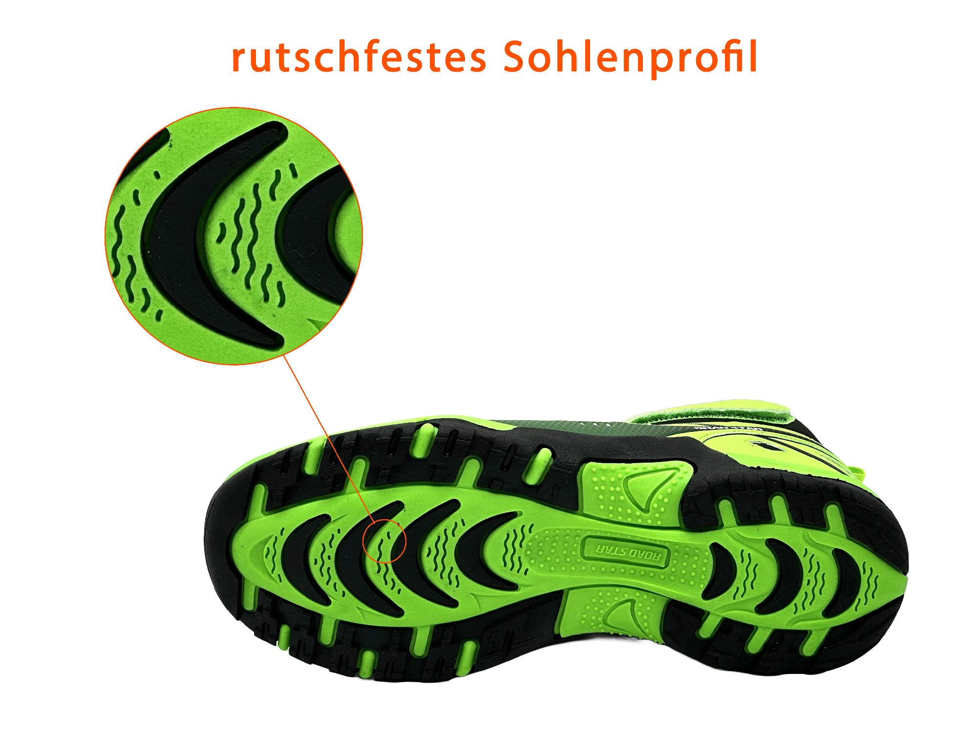 Nowaland Gefütterter Trekkingstiefel Outdoor Schuhe Wanderstiefel Wasserabweisend, atmungsaktiv