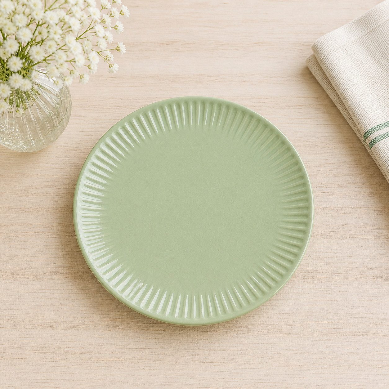 Ib Laursen Frühstücksteller IB Laursen Mynte® Frühstücksteller Wasabi 19,5 cm