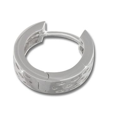 SilberDream Paar Creolen SilberDream Ohrringe 15mm Damen-Schmuck (Creolen), Damen Creolen Dots aus 925 Sterling Silber, Farbe: silber