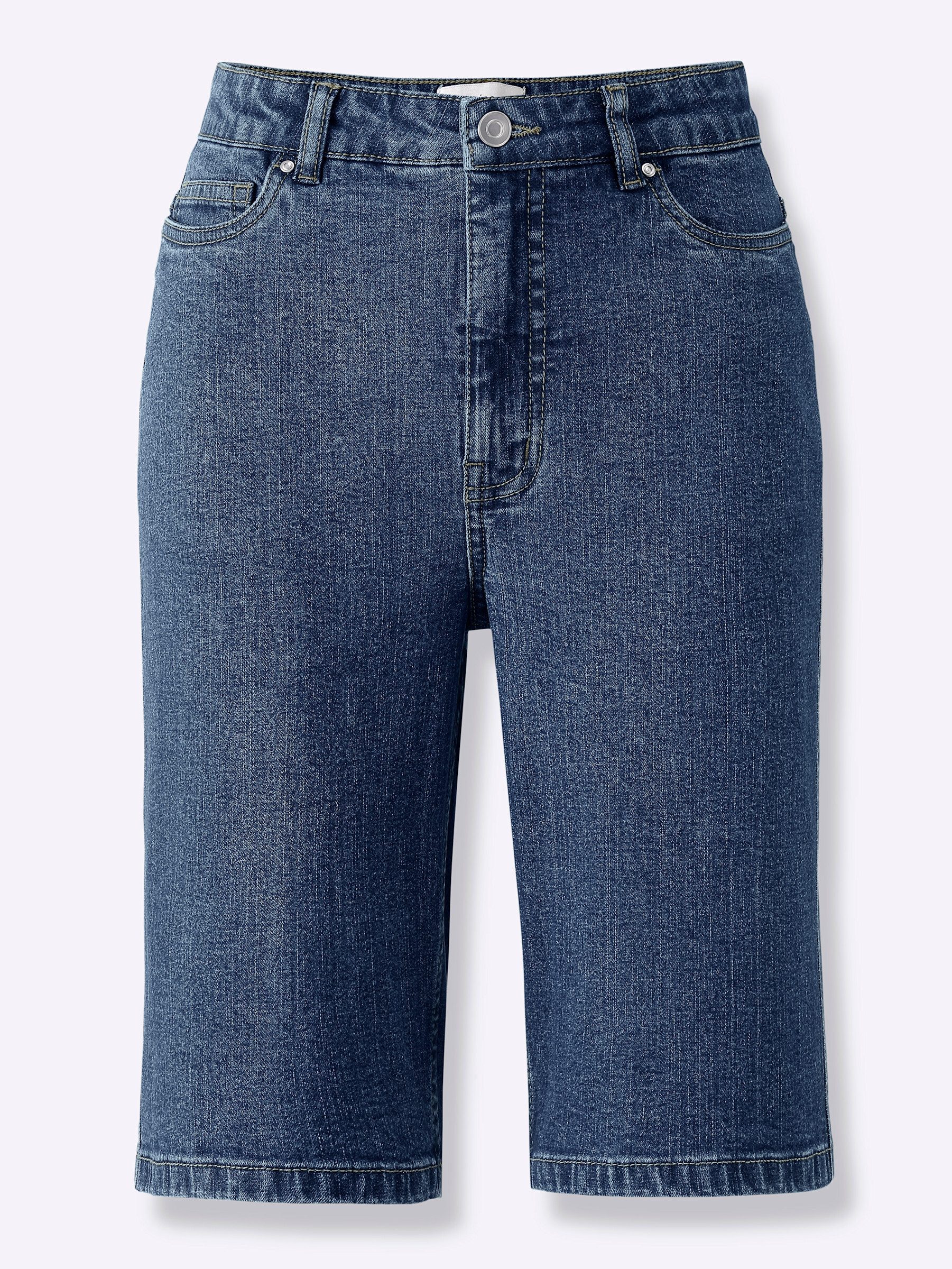 Jeansshorts Shorts erhöht
