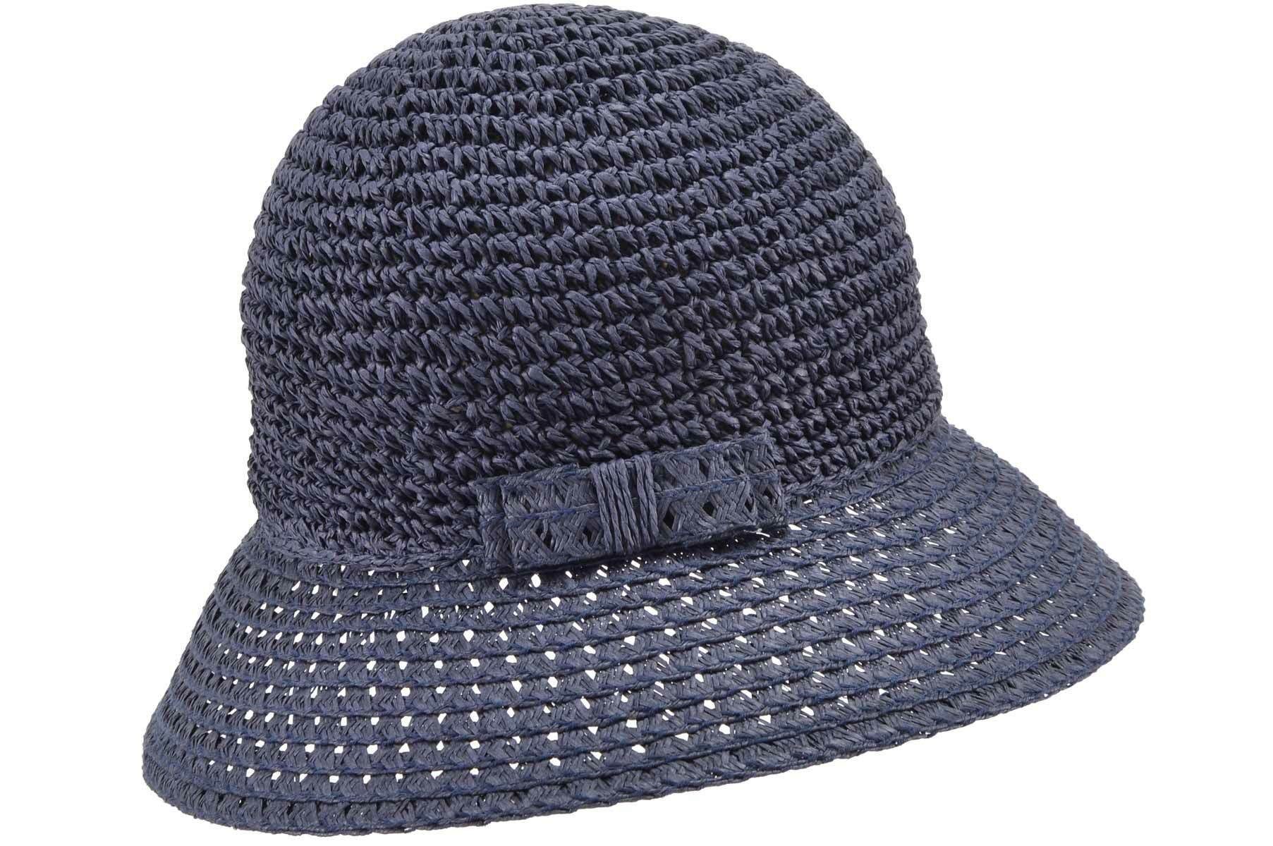 Seeberger Sonnenhut Papierstroh Glocke mit Schleife günstig online kaufen
