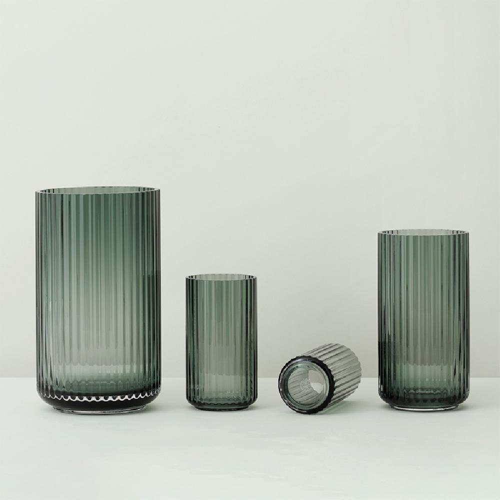 Lyngby Porcelæn Dekovase Porcelain (15cm) Vase Copenhagen Glas Green