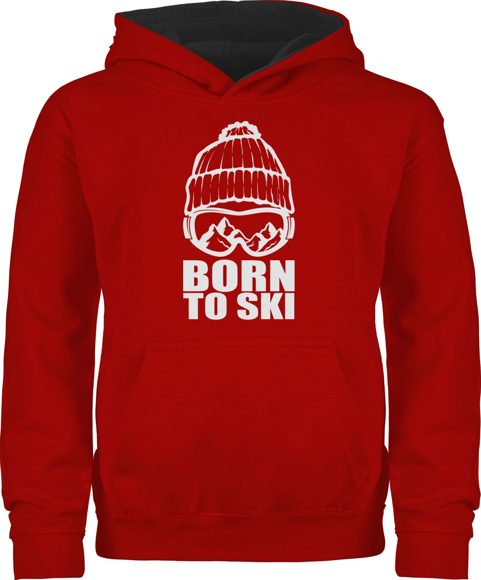 Hoodie Born to Ski