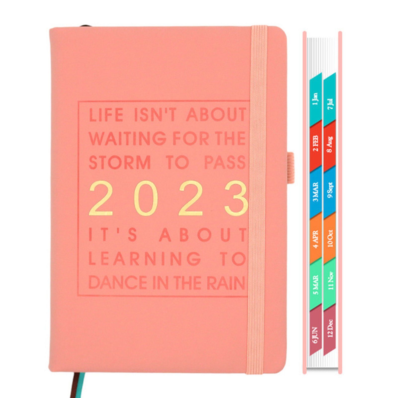 Notizbuch Und Beschreibbar Monatsplaner, 2023–2024 Wochen- pink Tragbar, Blusmart