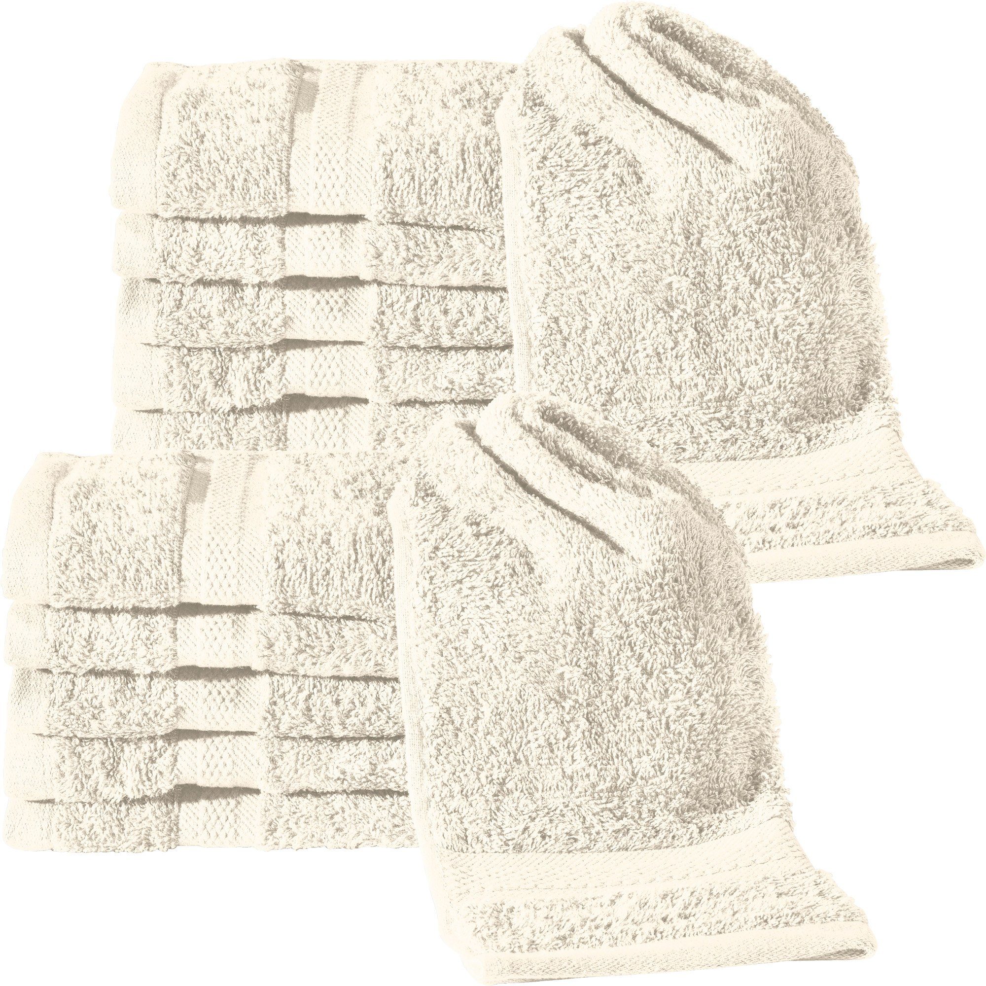 REDBEST Gästehandtuch Gästetuch "Chicago" 12er-Pack, Frottier, günstig online kaufen
