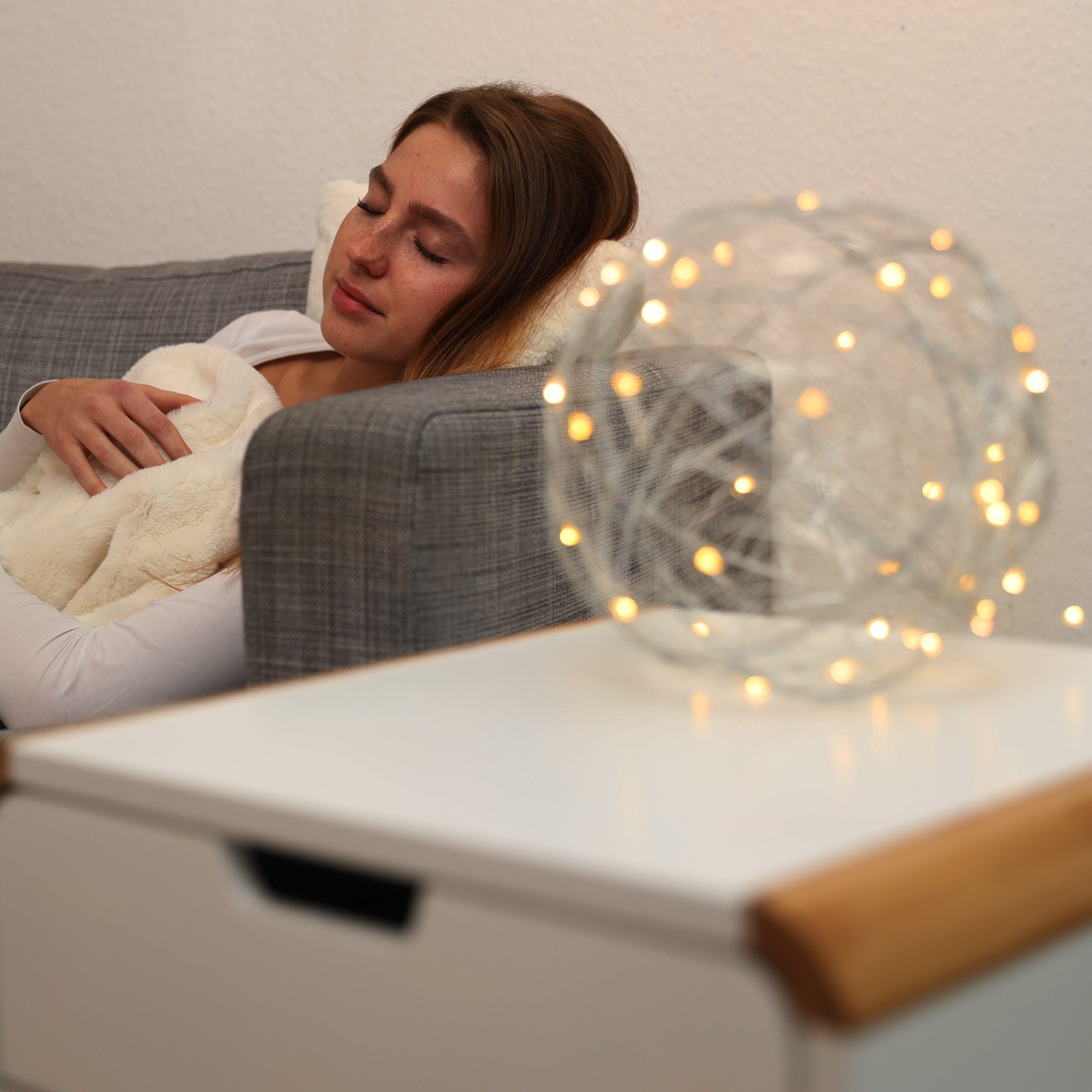 relaxdays LED-Dekofigur 2 x LED Dekokugel 20 cm günstig online kaufen
