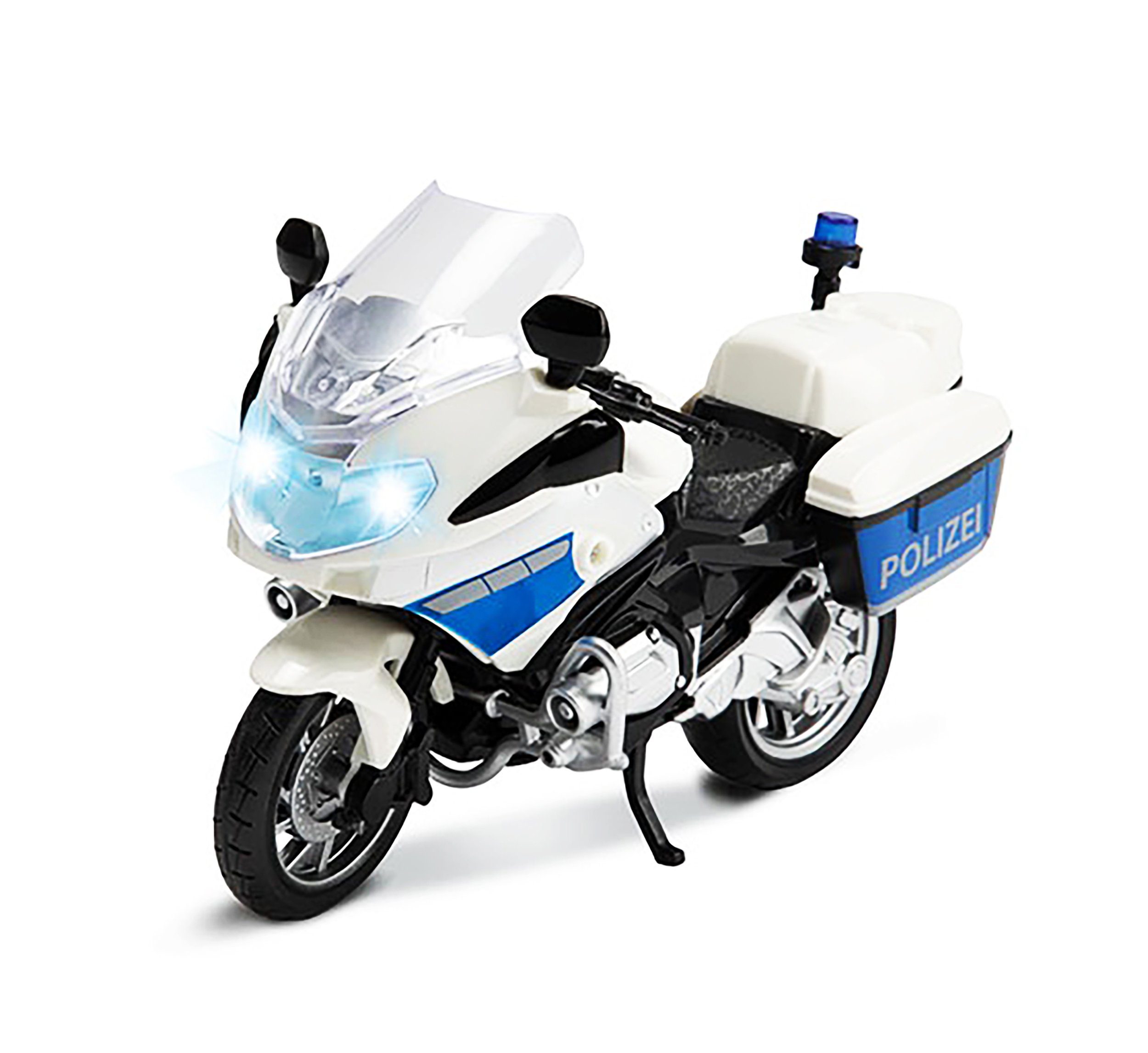 Toi-Toys Spielzeug-Motorrad POLIZEI MOTORRAD mit Licht und Sound 1:20  Polizeimotorrad Modell 85, Spielzeug Geschenk Kinder