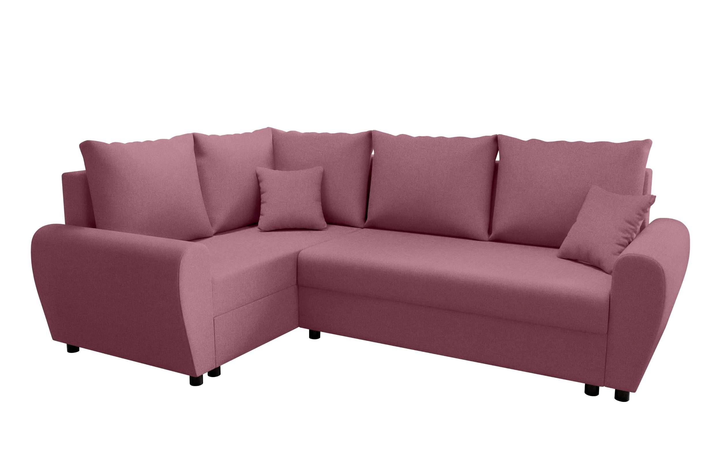 Stylefy Ecksofa Valence, Bettfunktion, mit Design mit Eckcouch, L-Form, Sitzkomfort, Bettkasten, Sofa, Modern