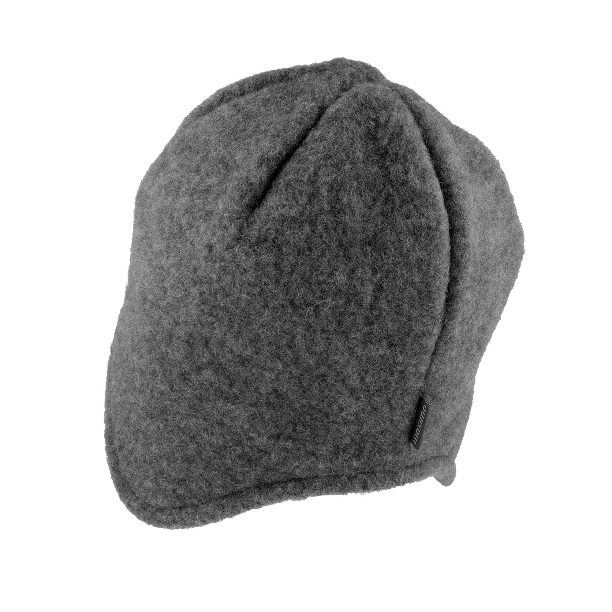 MAXIMO Fleecemütze GOTS MINI-Inkmütze, Wollfleece Jerseyfutter (1-St) Wollfleece