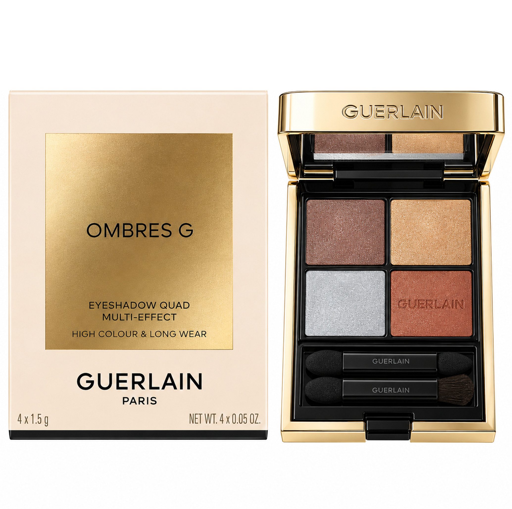GUERLAIN Lidschatten Guerlain Ombres G Eyeshadow Quad # 520 Stellar Glow Lidschatten 4x1,5g