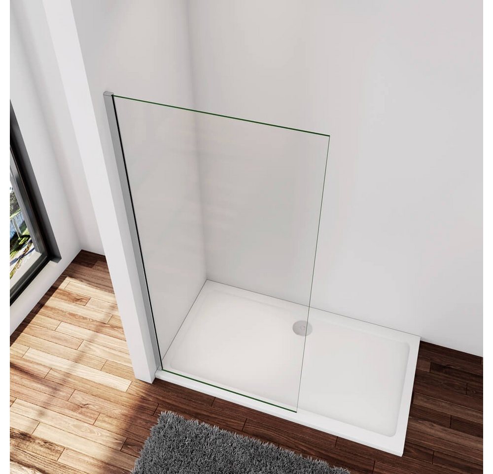 Thumbnail - duschspa Duschwand 195cm Seitenwand Duschtrennwand Walk in Dusche Nano Glas, Einscheibensicherheitsglas, Sicherheitsglas...