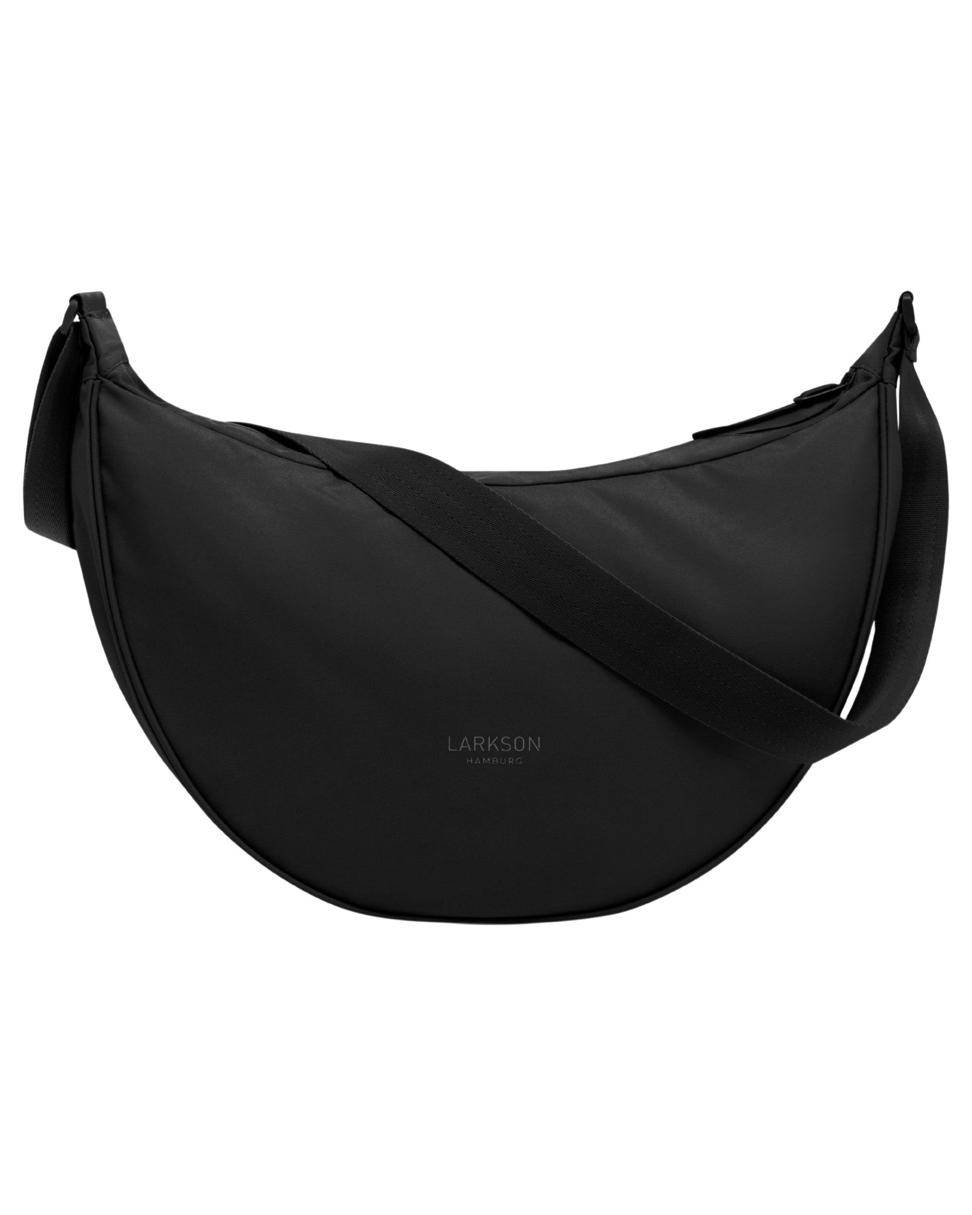 LARKSON Umhängetasche Solveig Large Halbmondtasche für Damen und Herren, Große Crossbody Bag in Halbmond Form