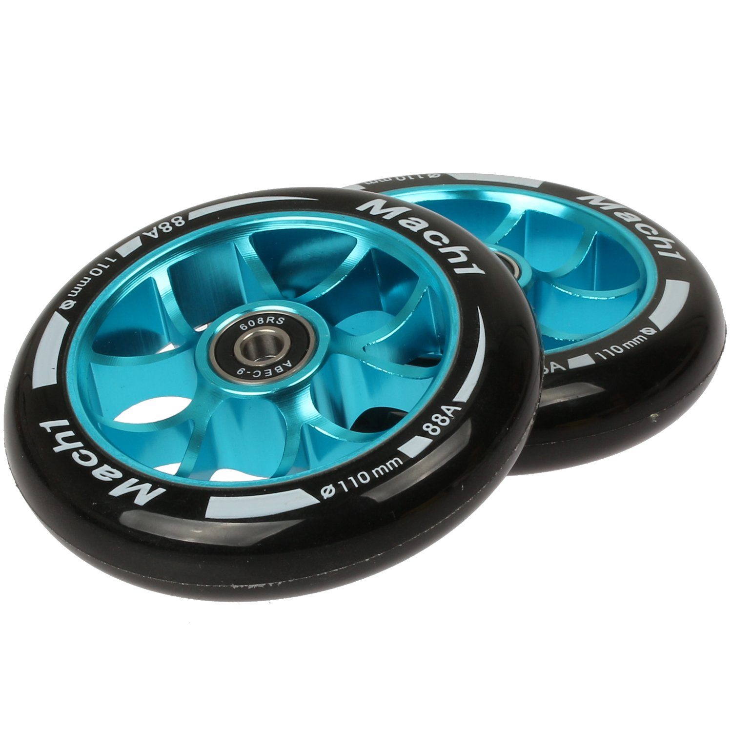 Mach1 Stuntscooter 2 Stück Mach1 Stuntscooter Alu aluminium Rollen-Set – Bild 5 von 5