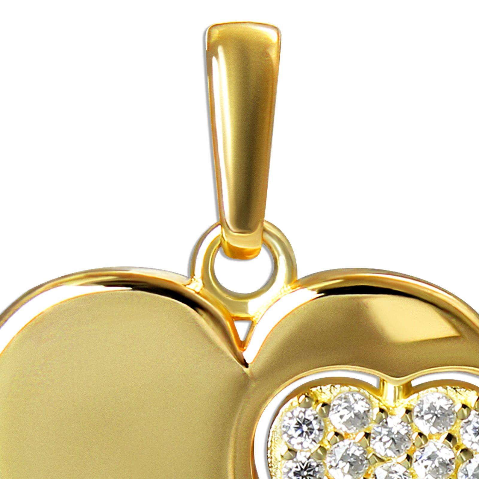 GoldDream Kettenanhänger GoldDream Kettenanhänger Doppelherz (Kettenanhänge günstig online kaufen