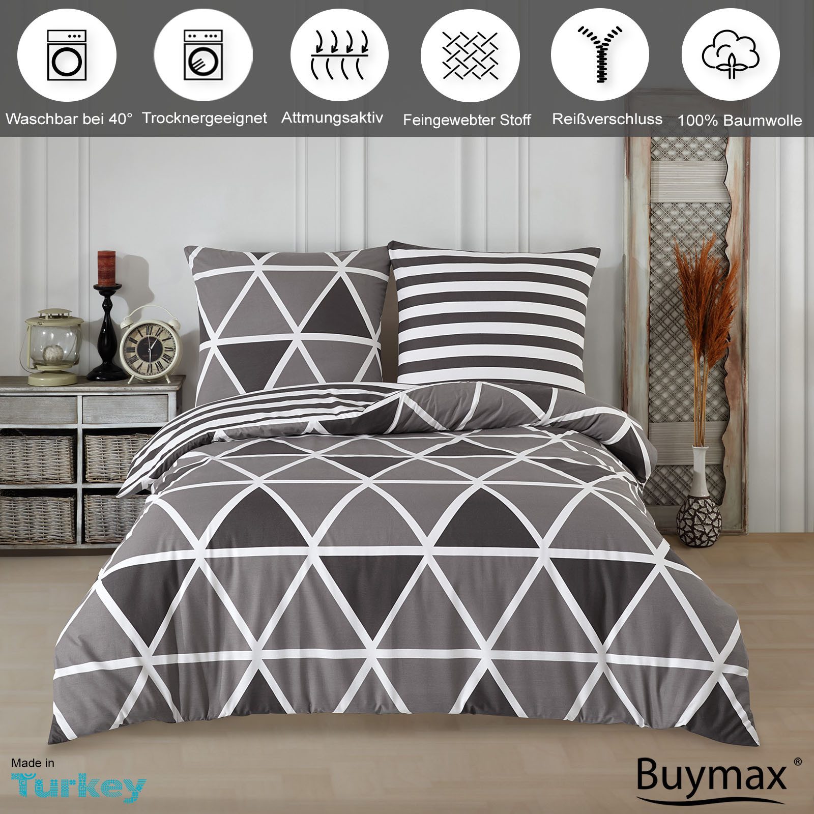 Buymax Bettwäsche Memento, Bettgarnitur, Bettbezug Set, günstig online kaufen