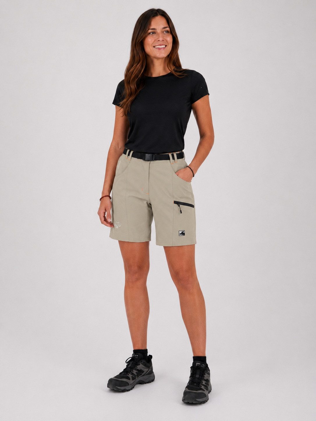 DEPROC Active Bermudas KENORA SHORT Damen Outdoor-Shorts elastisch auch in Großen Größen erhältlich.