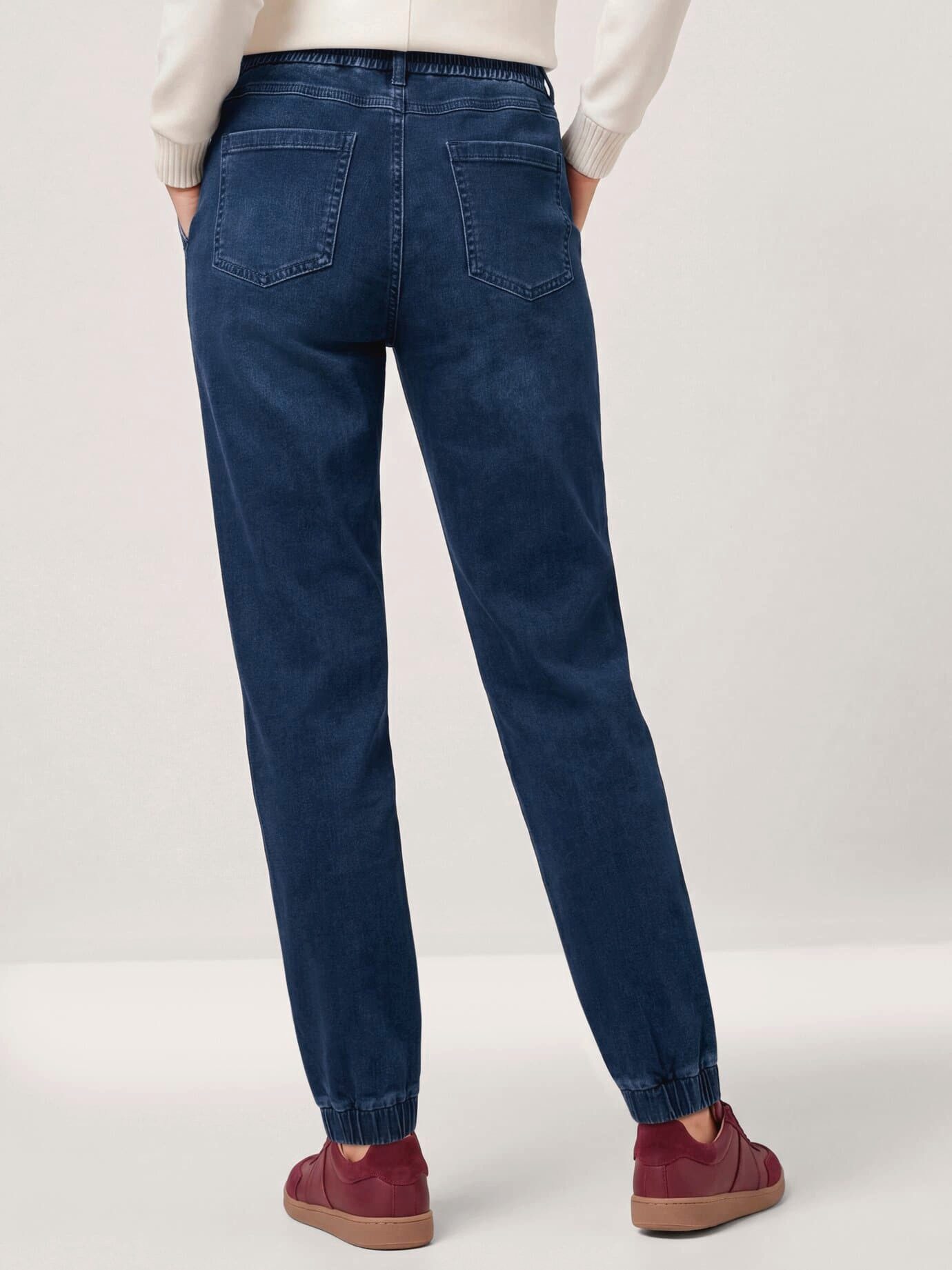 Walbusch Regular-fit-Jeans Damen Jogger Jeans Regular fit, modern – Bild 3 von 4