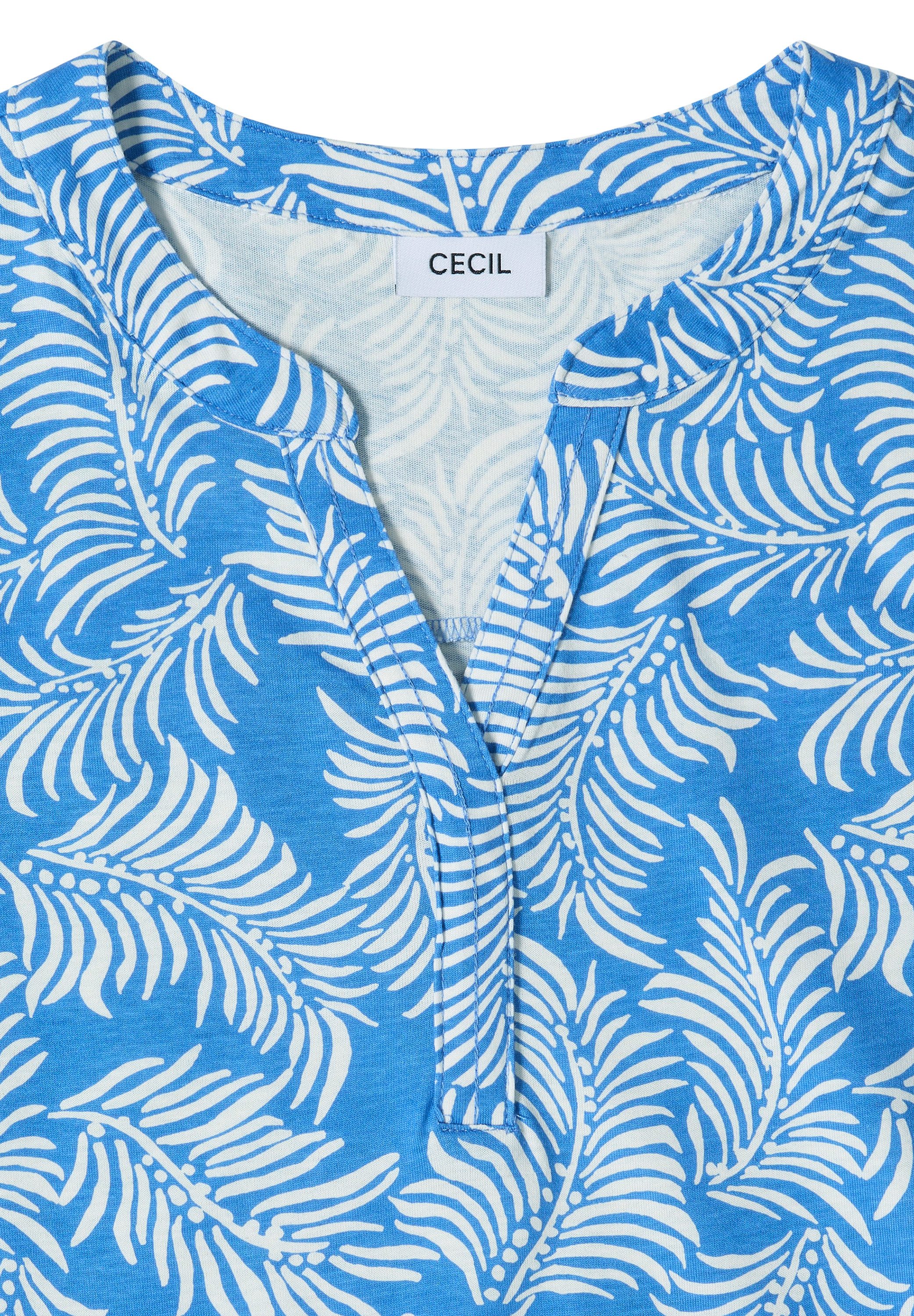 CECIL T-Shirt mit geschlitztem Rundhalsausschnitt – Bild 5 von 5