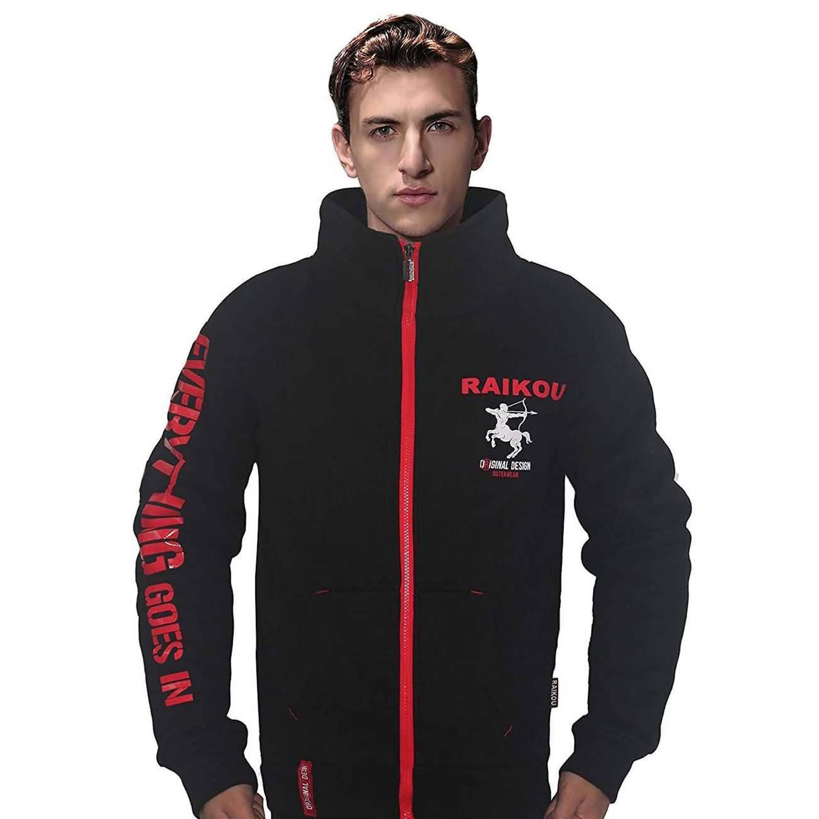 M-Diamant Hoodie Unisex Sweatjacke mit hohem Schalkragen und großem Rückenprint Großer Rückenprint mit Schriftzug auf dem Ärmel