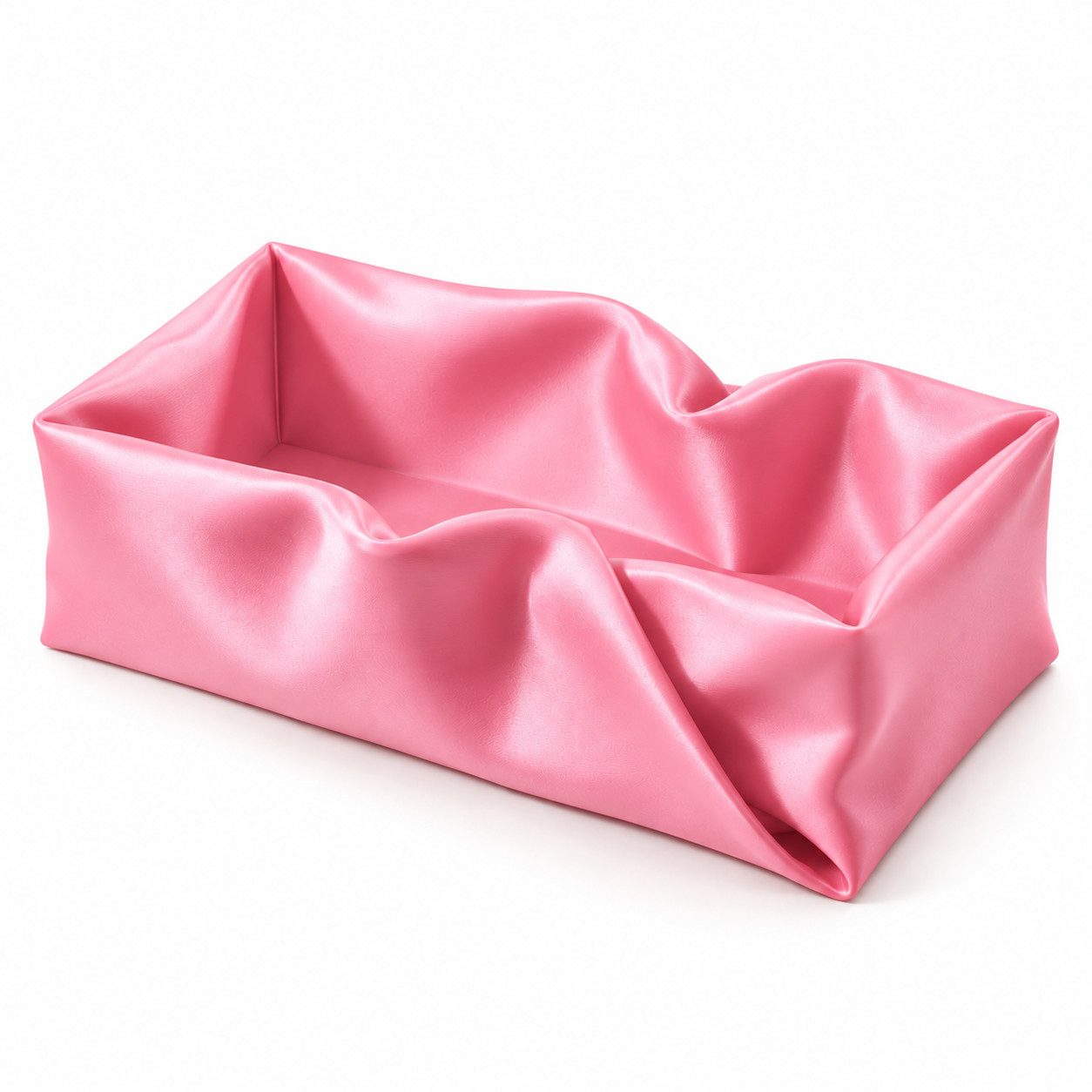 Alpha Electronics Aufbewahrungsbox Organizer im Stofffalten-Design Schmuck Organizer & Dekoschale (Sparangebot, 1 St., modern & elegant), für Kosmetik & Accessoires