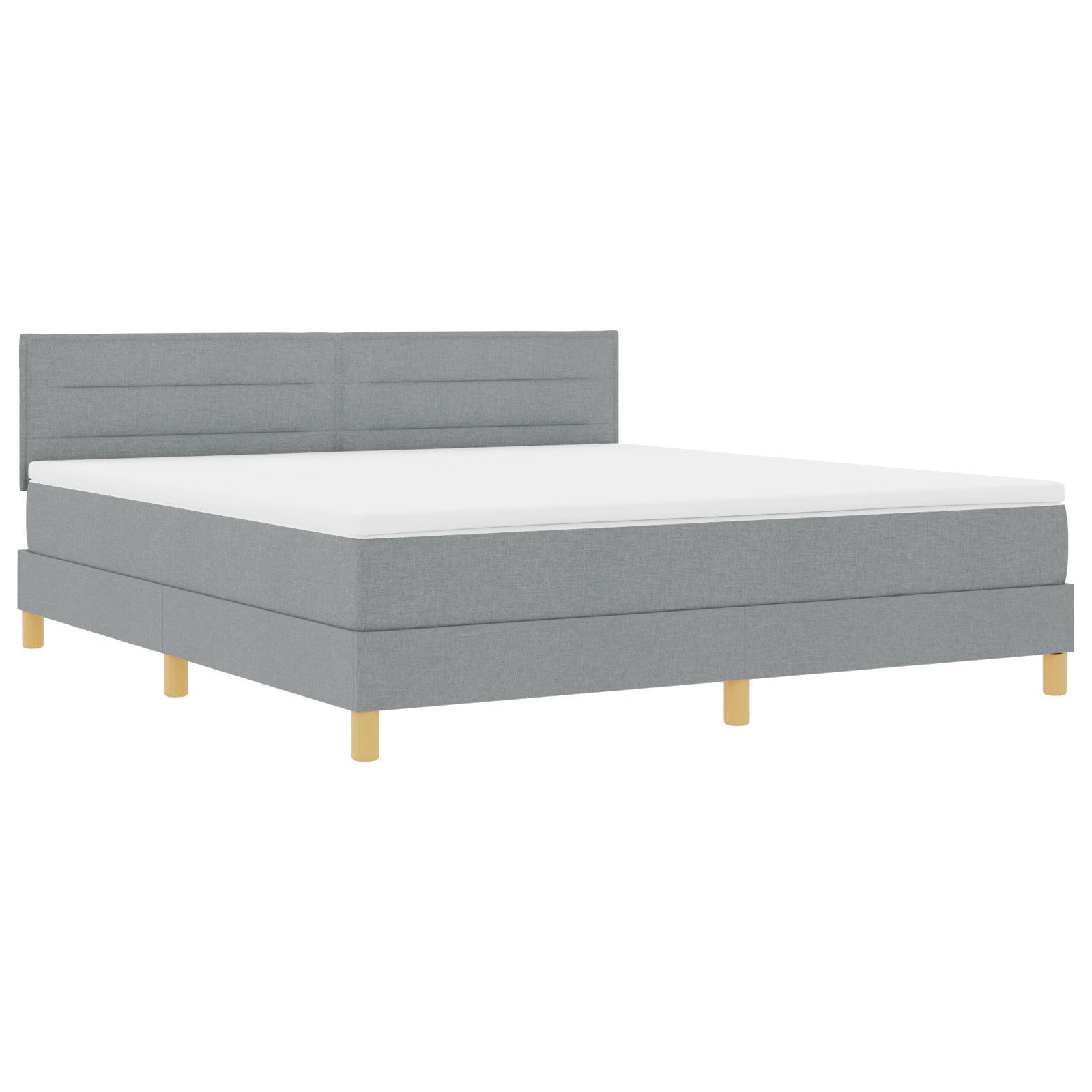 vidaXL Bett LED Boxspringbett mit Matratze günstig online kaufen