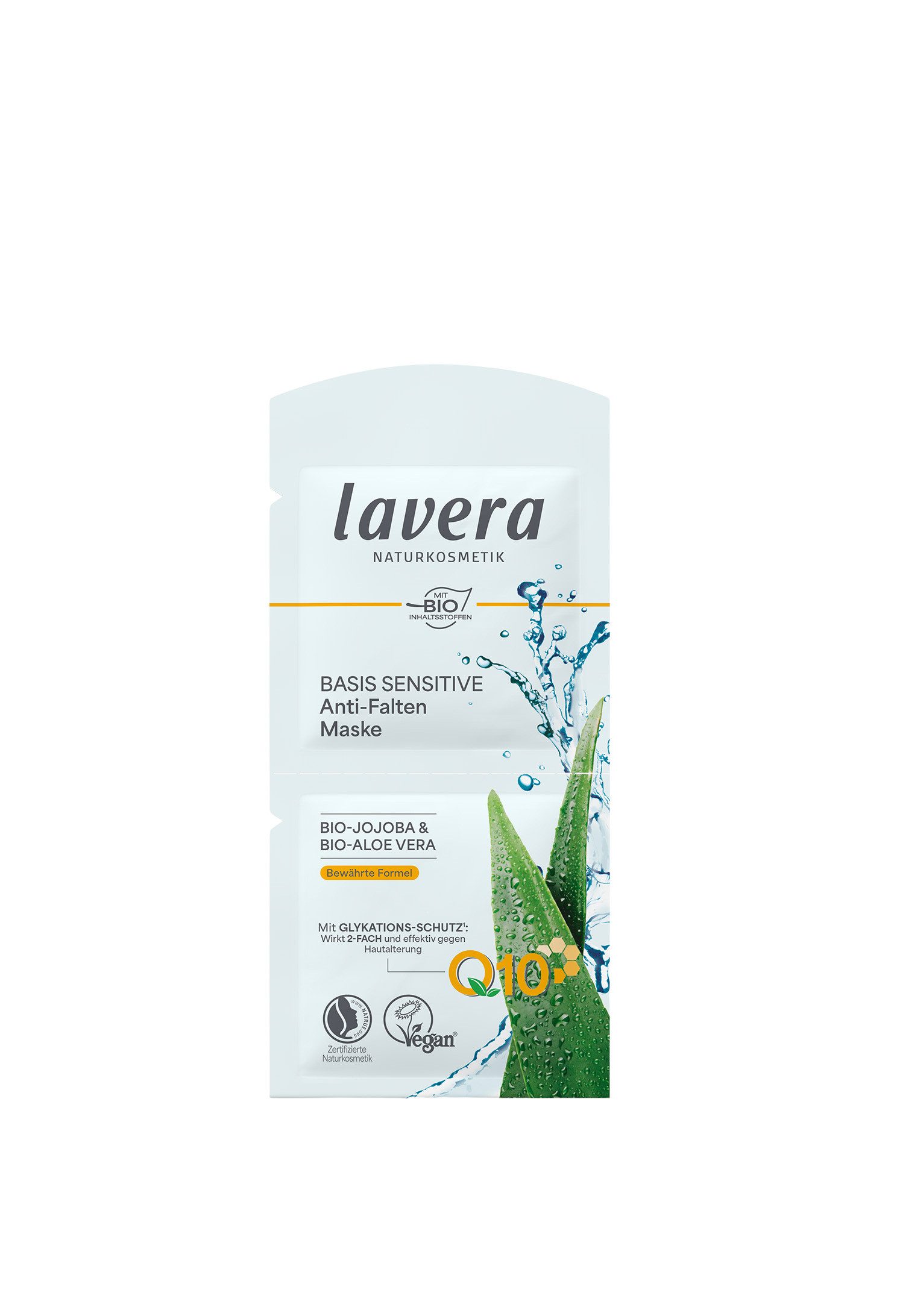 lavera Gesichtsmaske basis sensitive Anti Falten Maske Q10, 1-tlg.