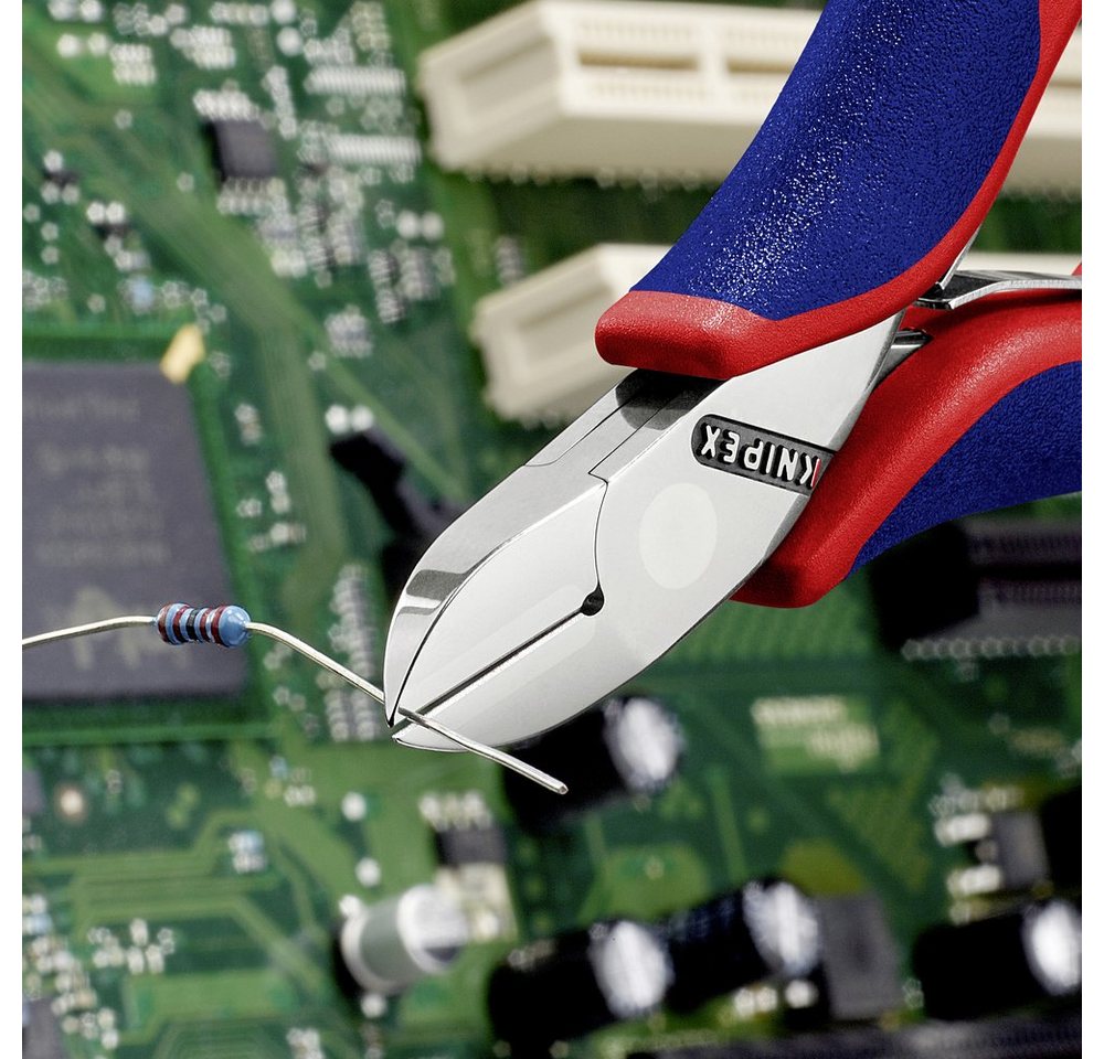 Thumbnail - Knipex Seitenschneider Knipex 77 02 115 Elektronik- u. Feinmechanik Seitenschneider mit Face
