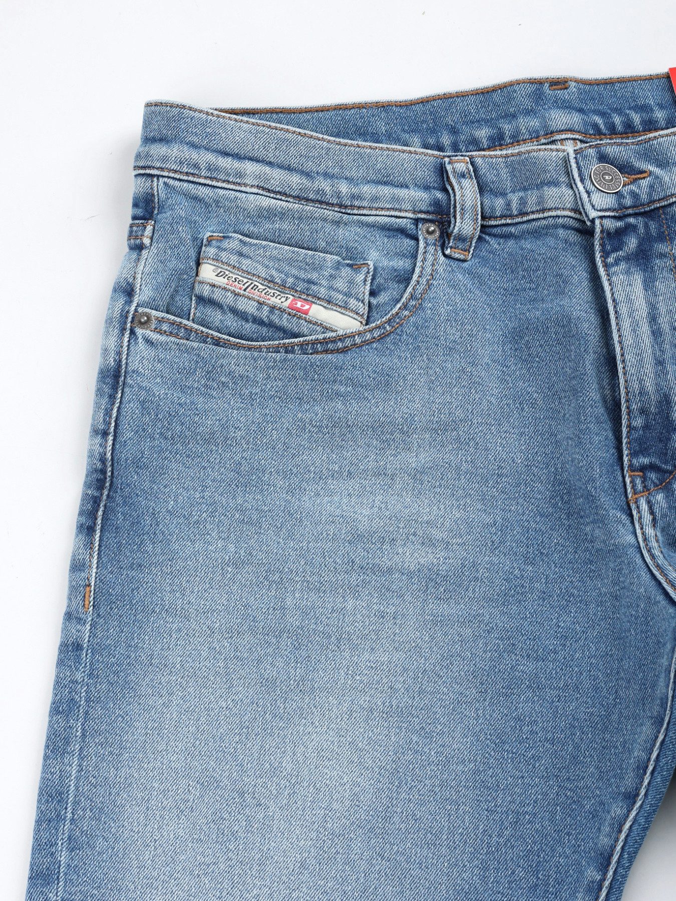 Diesel Slim-fit-Jeans Herren Jeans - 2019 D-STRUKT mittlere Leibhöhe, mittlerer Stretch