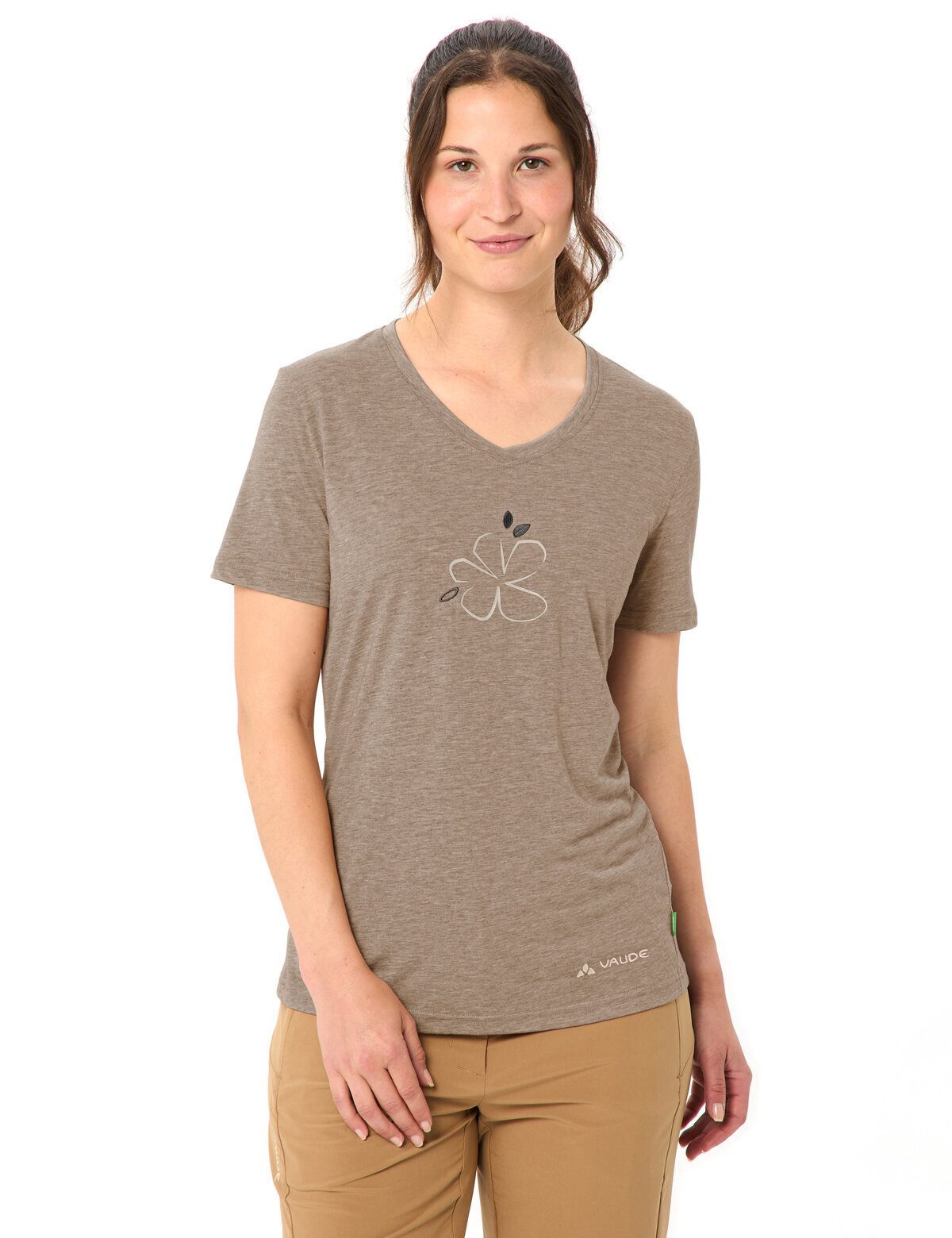 VAUDE T-Shirt T-Shirt Women's Skomer Print T-Shirt III (1-tlg) schnelltrocknendes und funktionelles Shirt