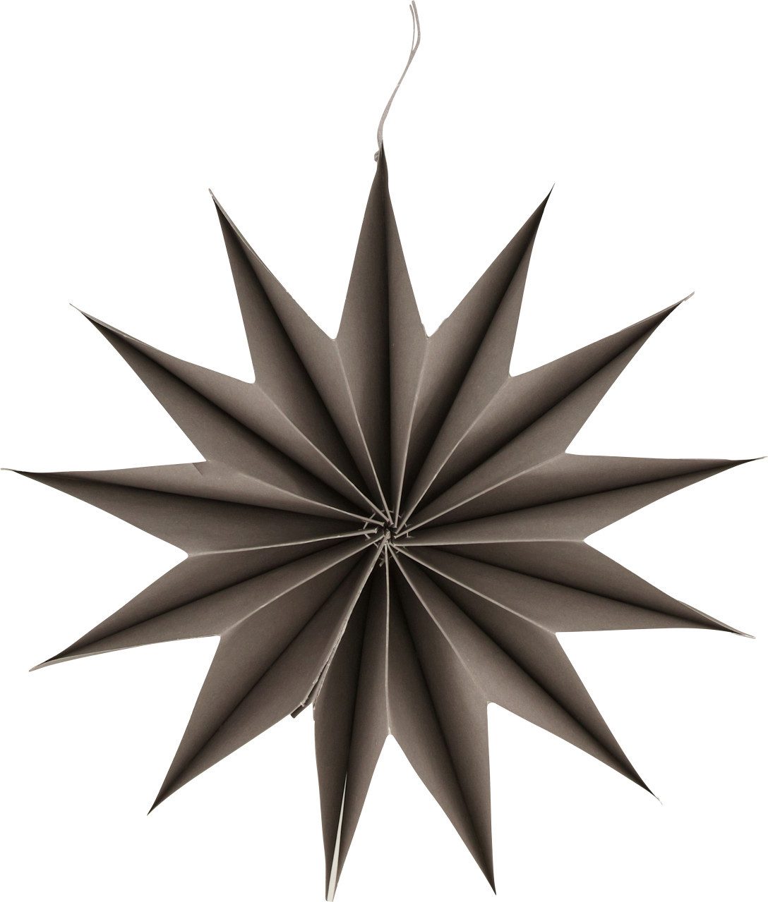 DIJK Weihnachtsfigur Dijk Aufhänger Stern grau Ø 30,5 x 8 cm