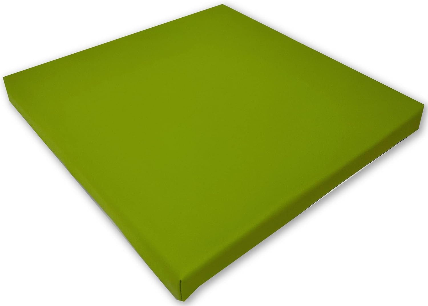 kissenfabrik-juwan Sitzkissen Pflegeleichtes Stuhlkissen in Vielen Farben - Schaumtoff - Kunstleder, Bankkissen 40 x 40 x 4 cm Kunstleder für Haus und Garten
