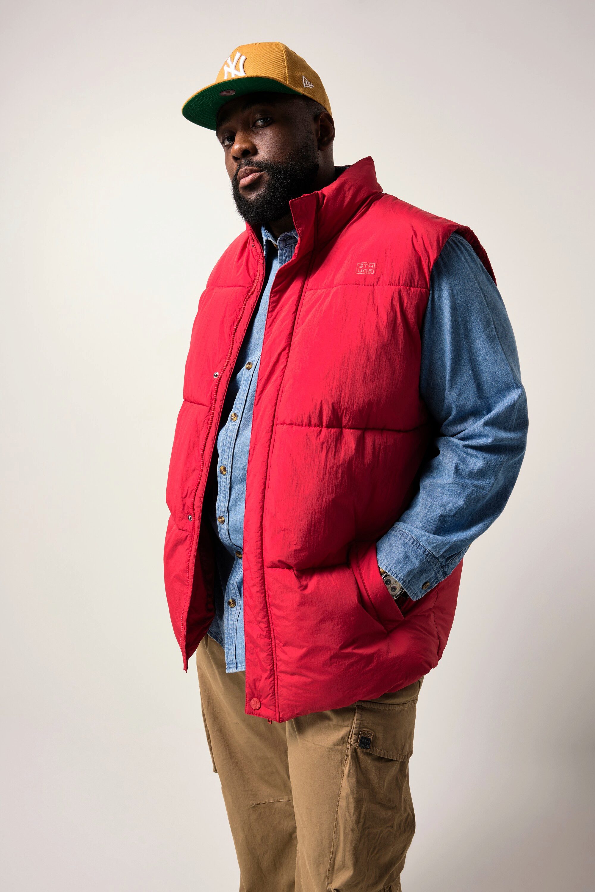 STHUGE Steppweste STHUGE Weste warme Wattierung bis 8 XL