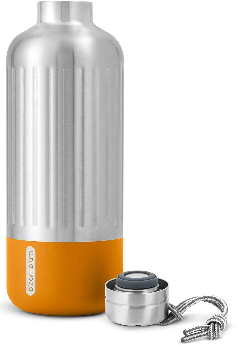 850 ml Explorer, orange Isolierflasche Edelstahl, black+blum