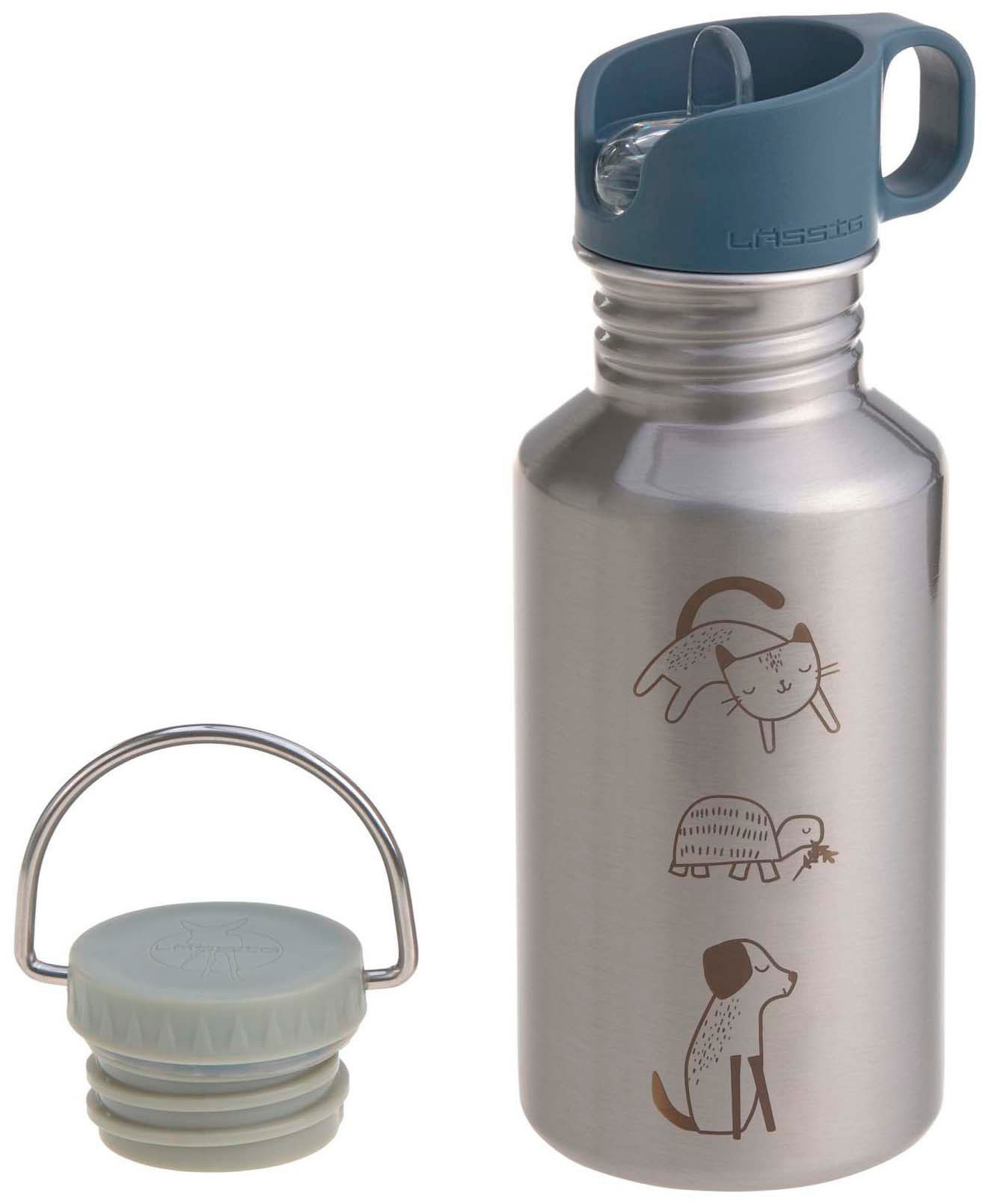 LÄSSIG Trinkflasche Happy Prints, inkl. Sportverschluss
