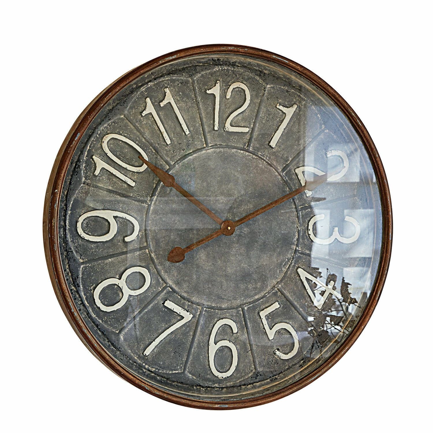 Mirabeau Wanduhr Uhr Braxton antikgrau