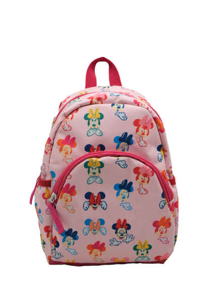 Disney Minnie Mouse Kinderrucksack Kindergartentasche Pink 30cm Backpack Freizeit-Tasche