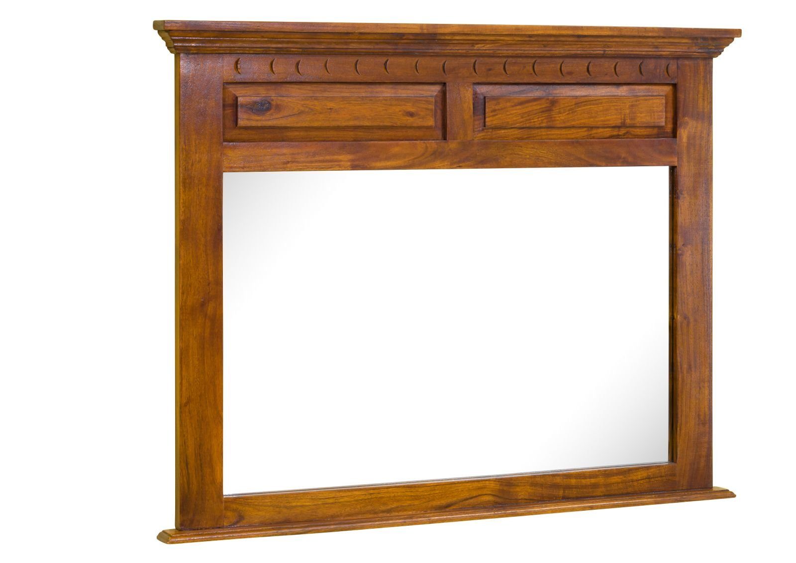 Massivmoebel24 Spiegel (1-St., Spiegel Akazie 110x6x87 honig lackiert OXFORD #0328), Spiegel Akazie 110x6x87 honig lackiert OXFORD #0328