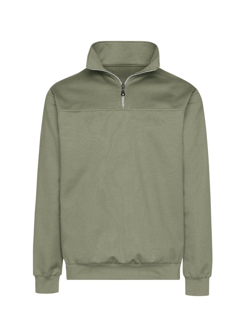 Trigema Sweatshirt TRIGEMA Sweatshirt mit Reißverschluss – Bild 2 von 4