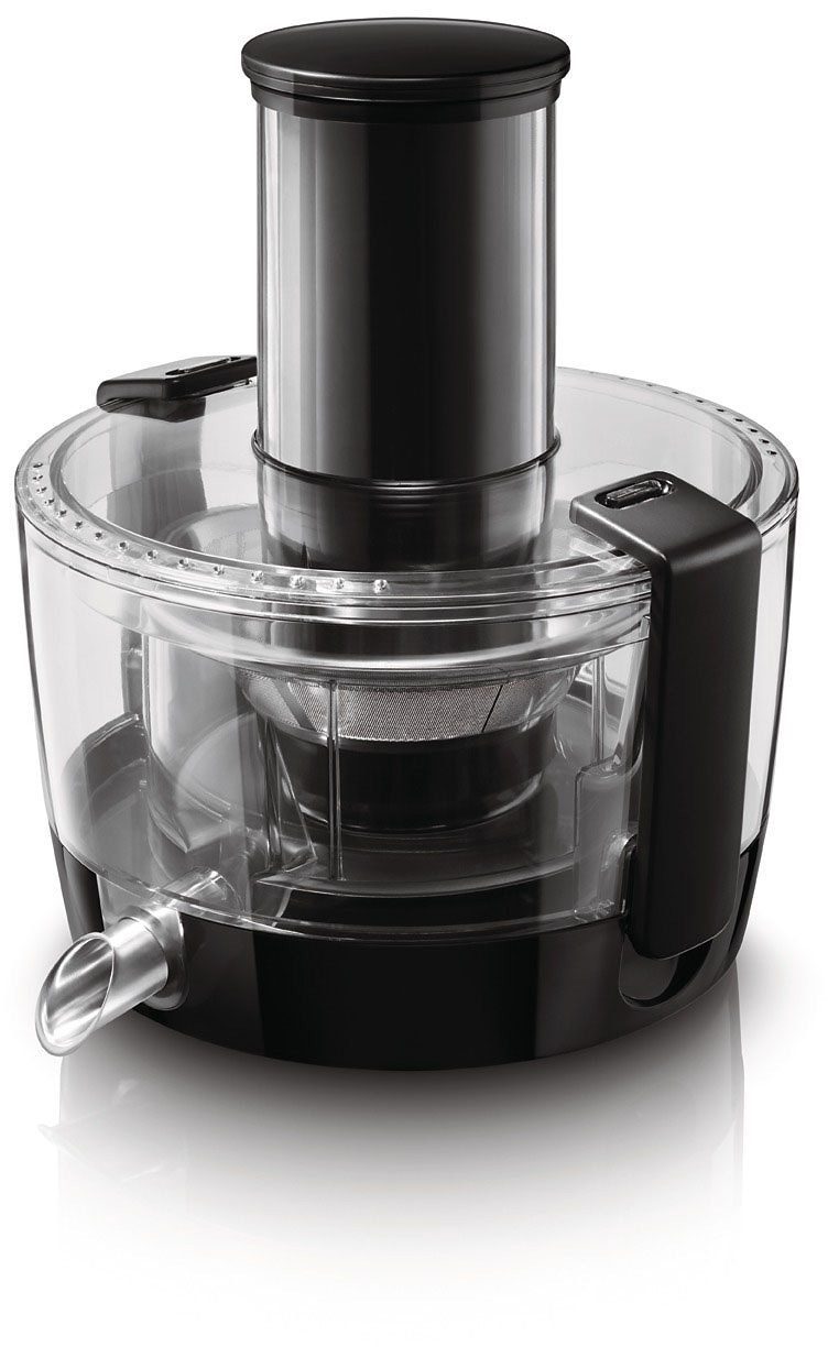 Philips Kompakt-Küchenmaschine HR7778/00, 1300 W, 2 l Schüssel, inkl. Knethaken, Entsafter, Standmixer und Zitruspresse – Bild 4 von 5