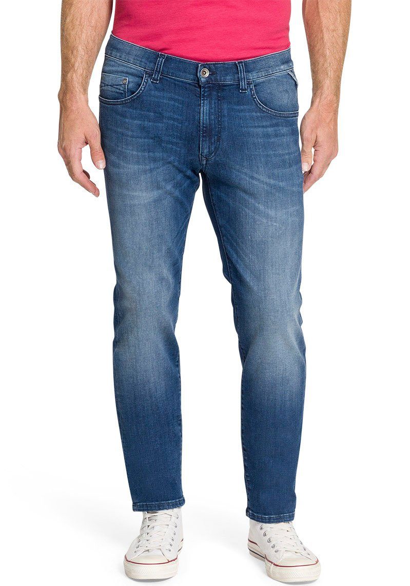 Pioneer Authentic Jeans blue Straight-Jeans Eric Megaflex ocean