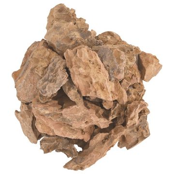 vidaXL Aquarien-Substrat Drachensteine 10 kg Braun 1-10 cm für Aquarien Deoration Steine Unterg