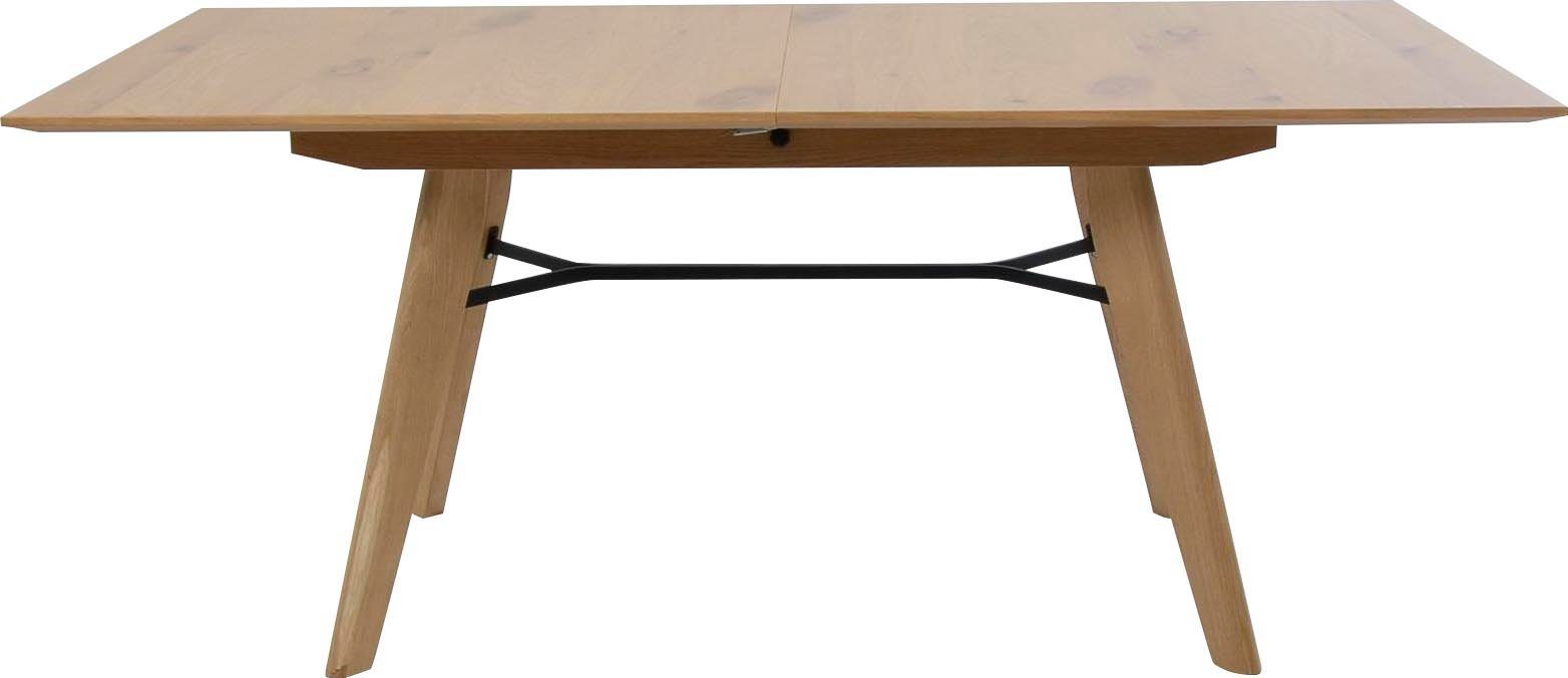 K+W Komfort & Wohnen Esstisch Giacomo IV, in Asteiche bianco furniert, 2 Größen auswählbar, mit Synchronauszug