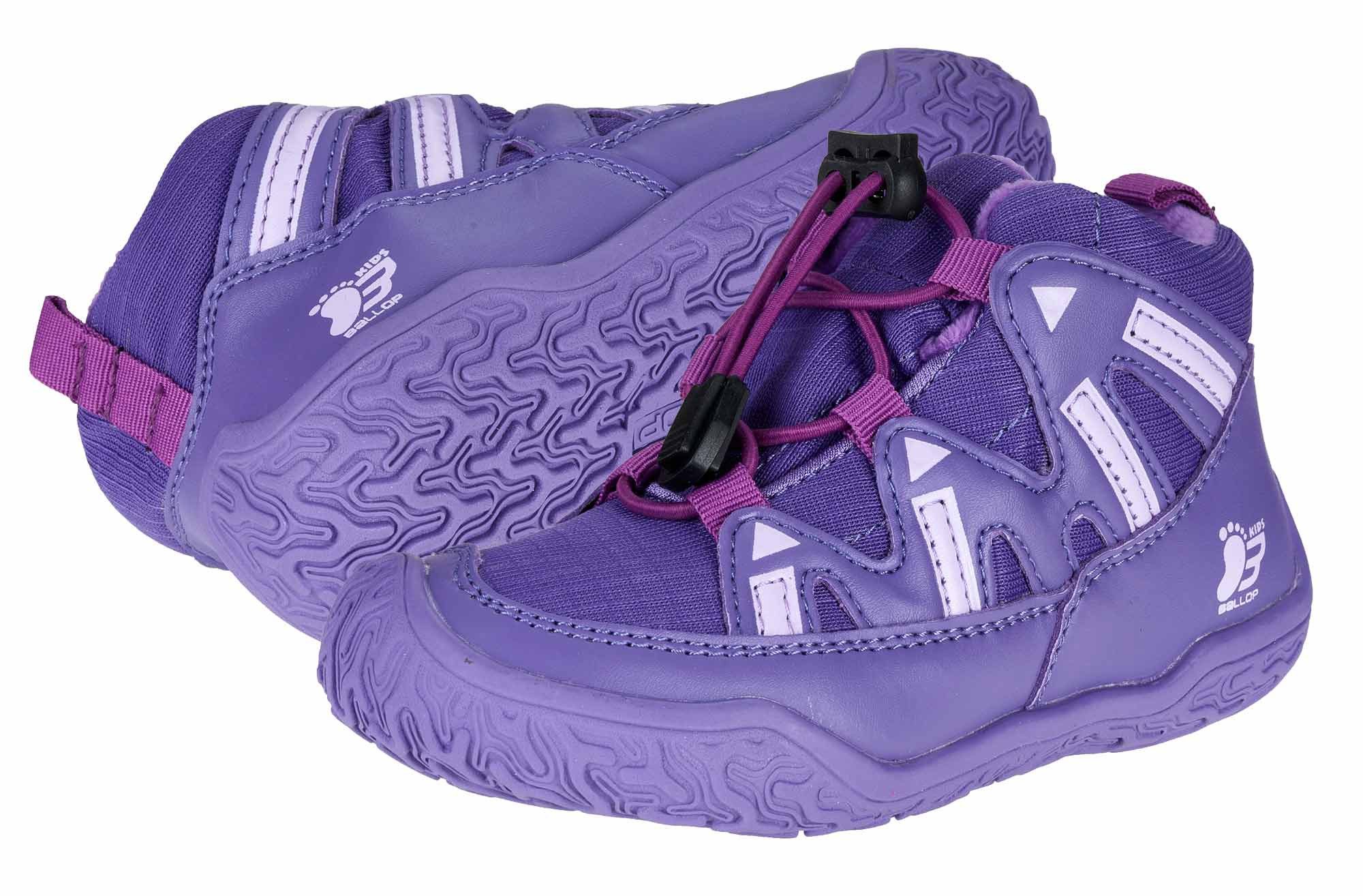 Ballop Sneaker Intense W (flexible Sohle, wasserabweisend) violett Kinder Barfußschuh