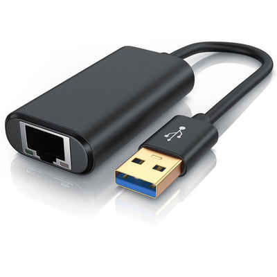 Primewire Netzwerk-Adapter, 12 cm, USB 3.0 auf RJ45 Buchse Netzwerkadapter kompatibel zu Nintendo Switch