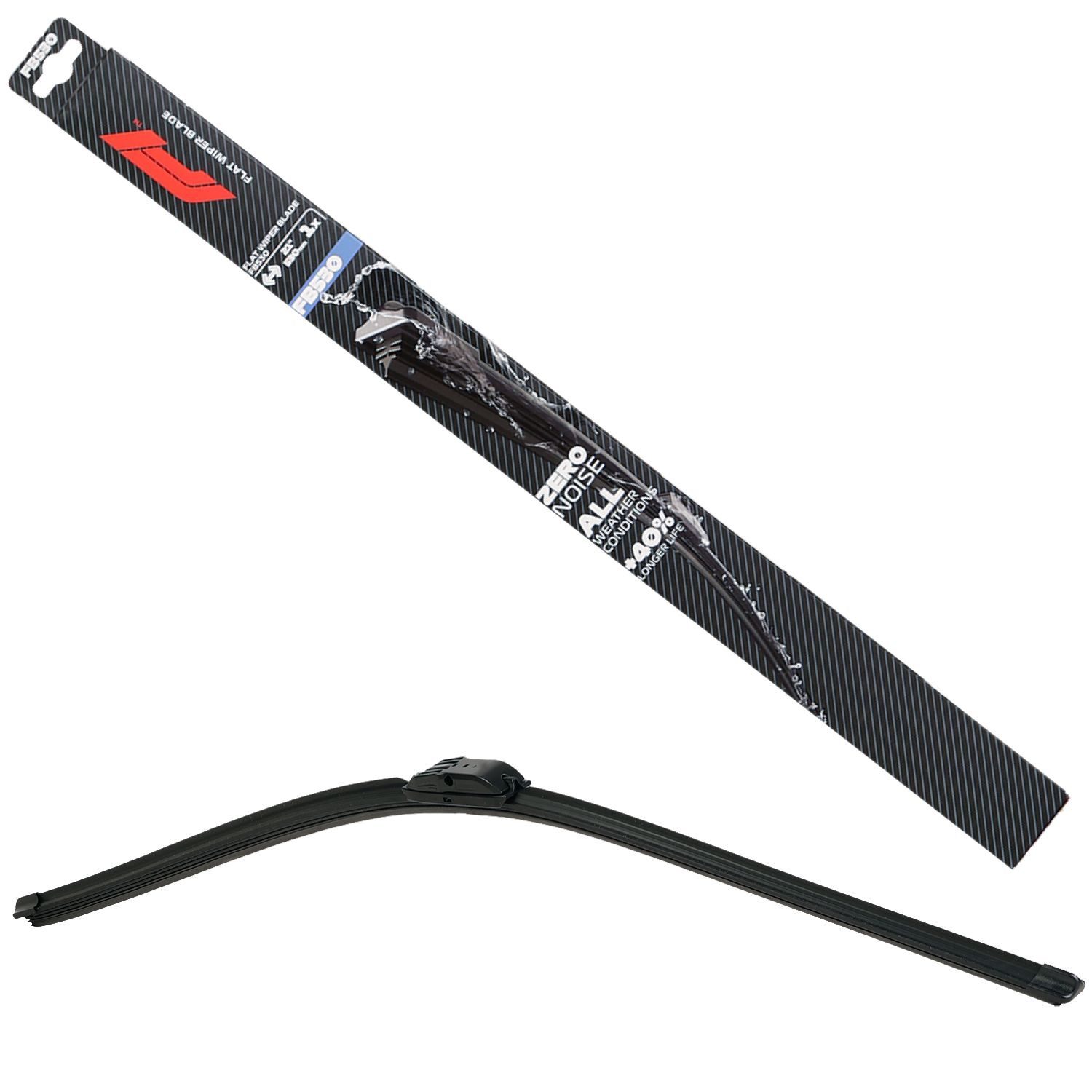 Formula 1 Scheibenwischblätter F1 FB530 Wischerblatt 530mm Scheibenwischer, vorne, (Packung), 21" Flachbalkenwischer Spoiler Multi Adapter-System Fahrer Beifahrer