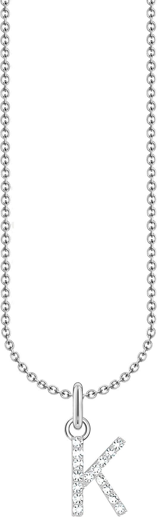 THOMAS SABO Kette mit Anhänger Buchstab...