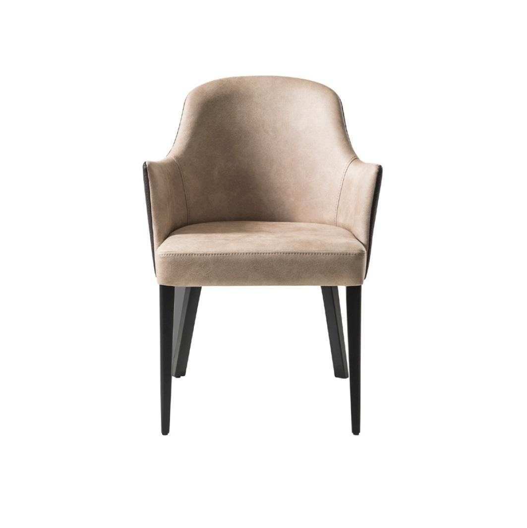 Luxus Modern Stuhl, Stuhl Stühle Esszimmer Sessel mit Polsterstuhl Armlehne JVmoebel