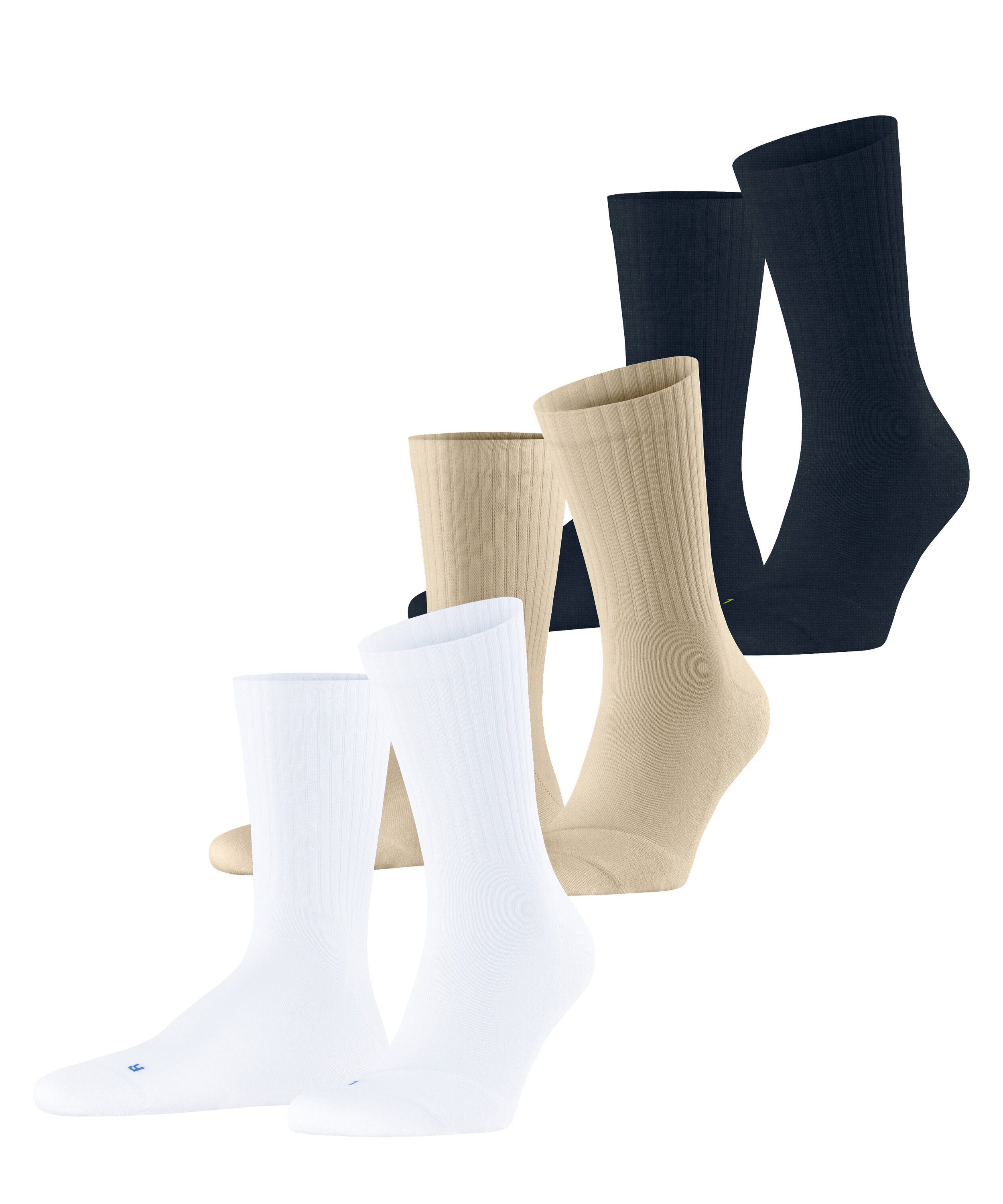 FALKE Socken Run Rib Crew SO Bundle Socken Unisex (3-Paar)